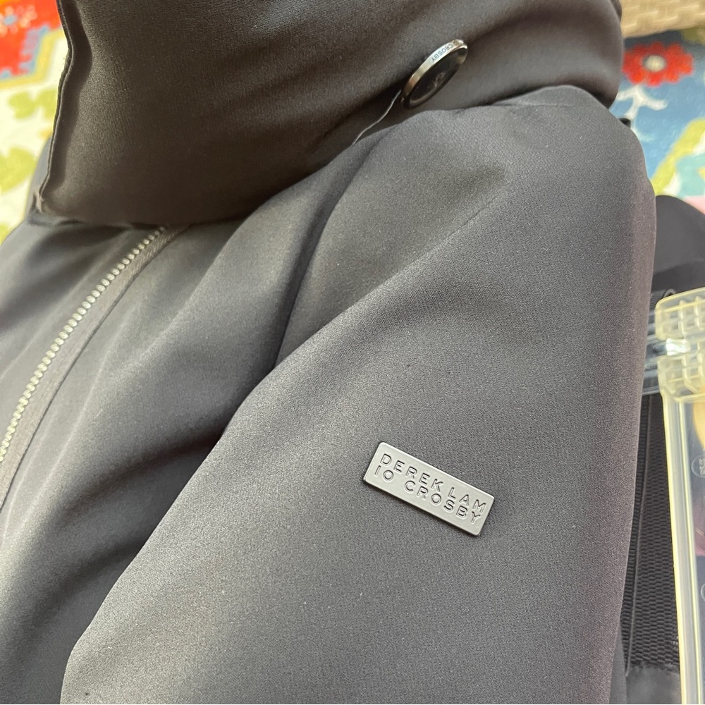 Oversized Derek Lam $650 Down Black Puffer Parka S/P - Picture 13 of 13